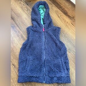 Mini Boden Fuzzy blue Vest